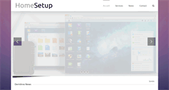 Desktop Screenshot of homesetup.net